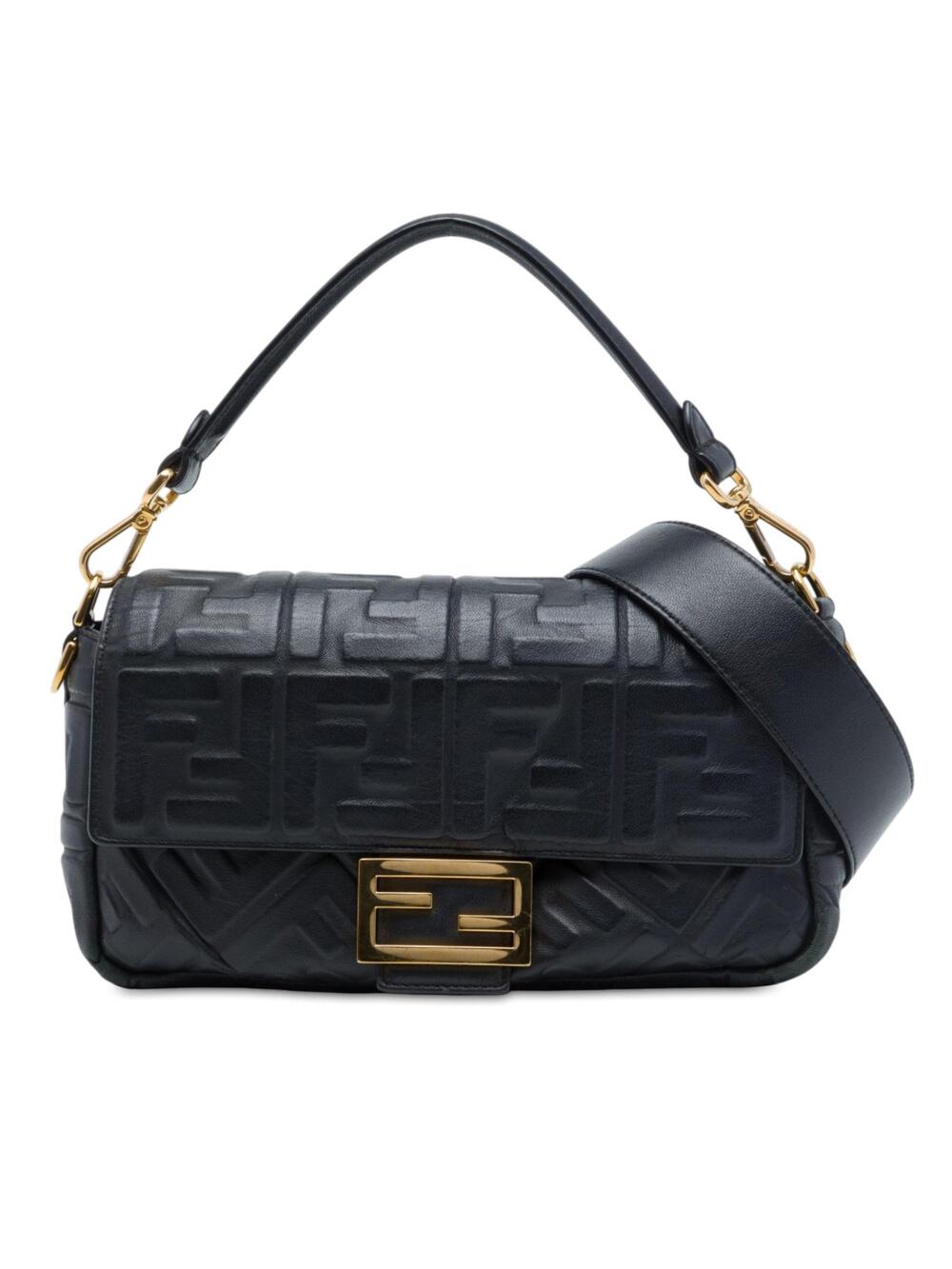 Fendi Baguette Nm Bag Zucca Embossed #341987F23B